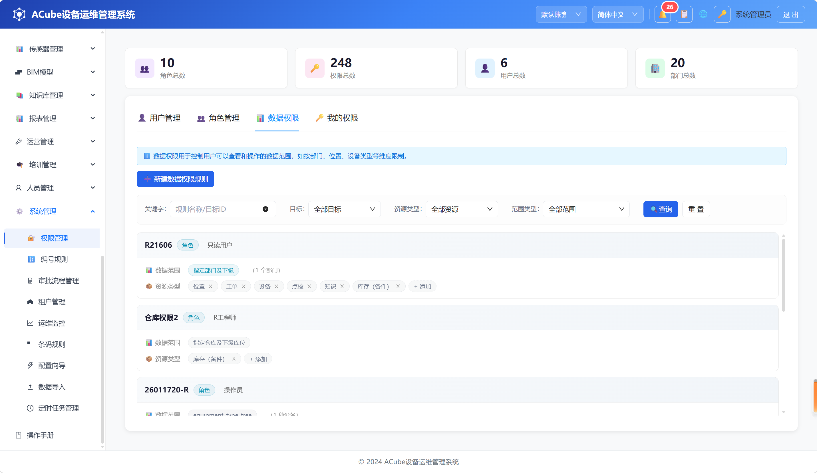 权限管理-数据权限